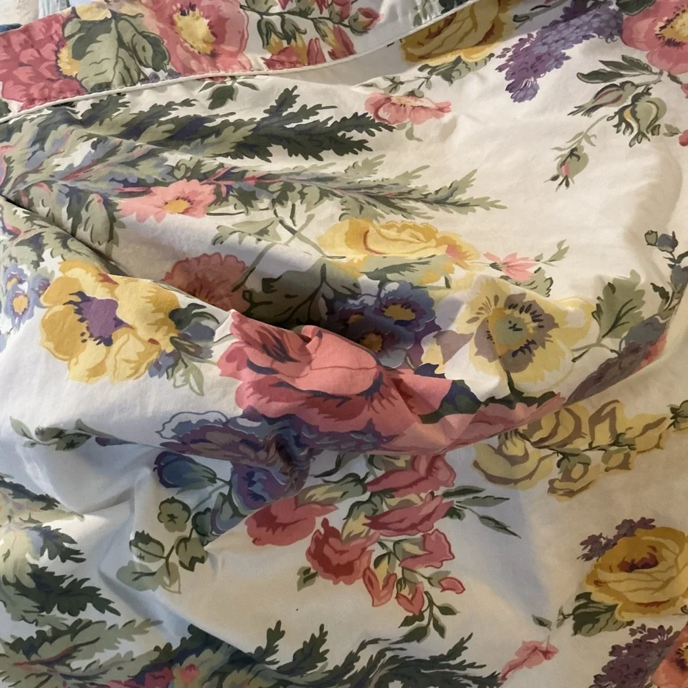 Vintage Cotton Floral Duvet